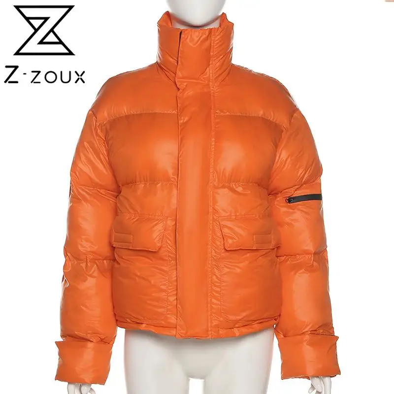 

Z-zoux Women Parkas Warm Lining High Waist Winter Jackets And Coats Vintage Casual Short Down Coat Winter 2021 New Fashion Top