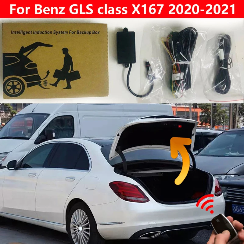 Открытие багажника автомобиля для Benz GLS class X167 2020-2021 задний ящик датчик удара ног