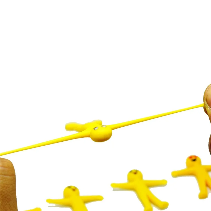 Новое специальное мягкое резиновое выражение желтого злодея из термопластичной