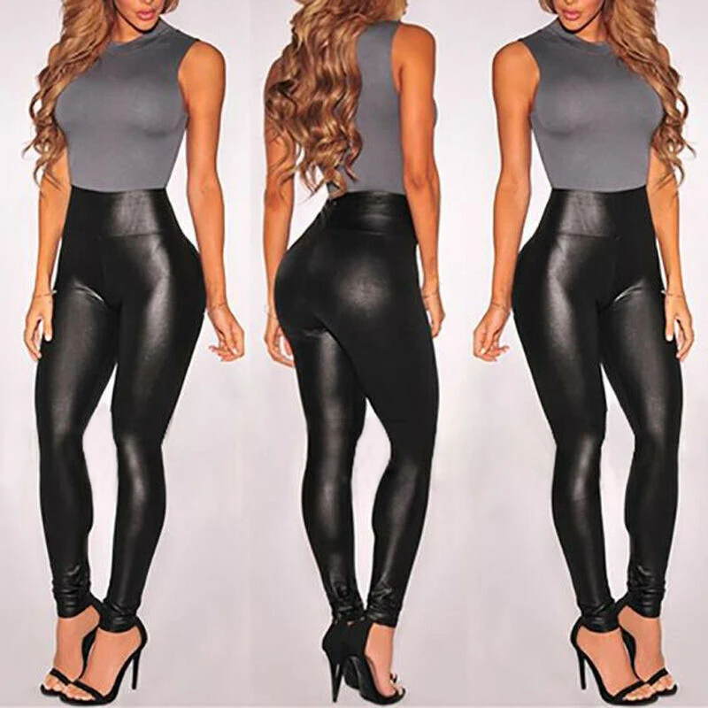 Модные женские леггинсы-футляр один размер дешевая женская одежда черные
