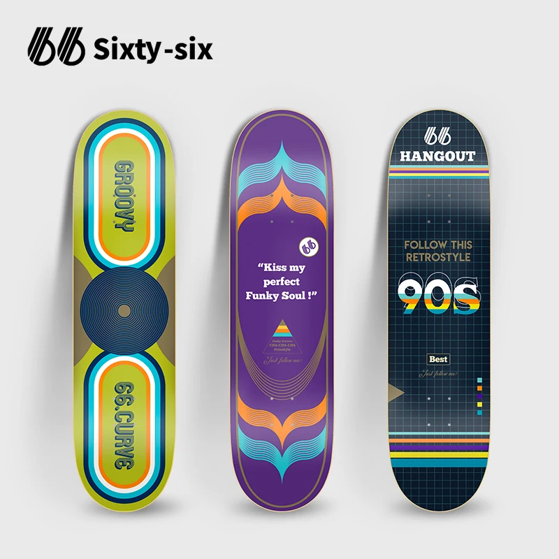 

31.5 Inch Skateboard Deck Only Single Board Glass Fiber Carbon Light Thin Beginner Adult Double Rocker Professional Veneer