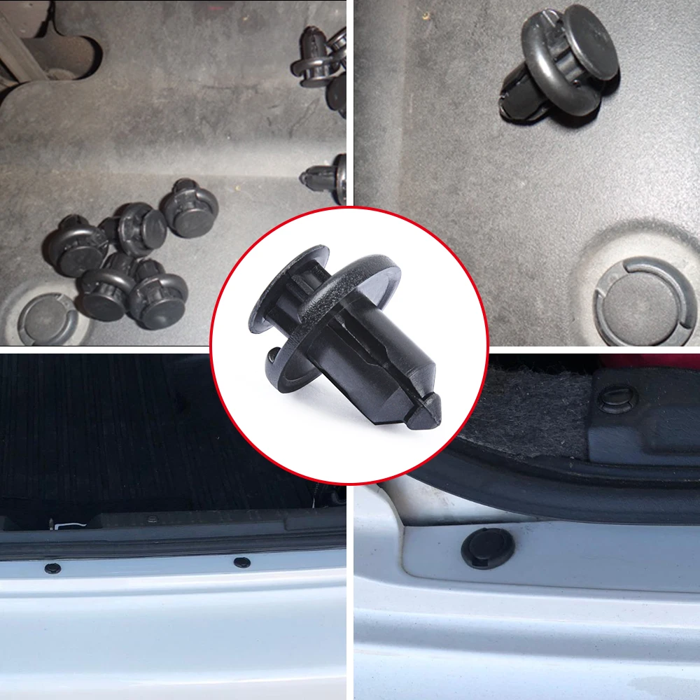 

QEEPEI 100PCS Bumper Clips 10mm Fender Liner Clip for Honda and Acura Plastic Rivet Retainer Clips Replace OEM: 91503-SZ3-003
