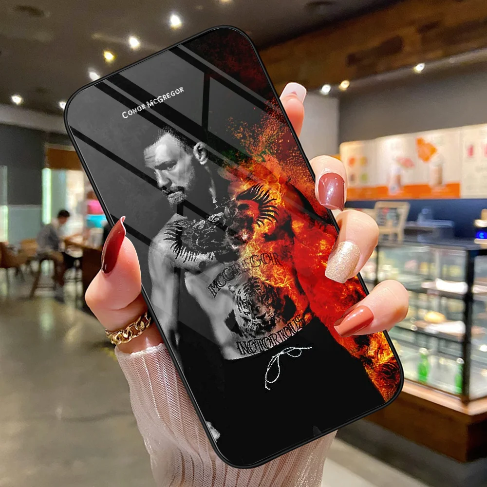 Чехол для телефона Conor Mcgregor The King из закаленного стекла iphone SE 2020 6 6S 7 8 11 12 13 Plus X XS XR Pro