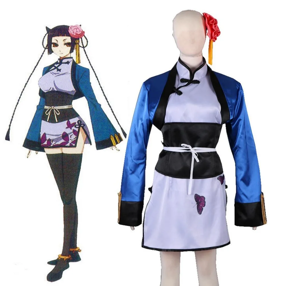 

Anime Cos Black Butler Ran mao Cosplay Costumes Suit Sets