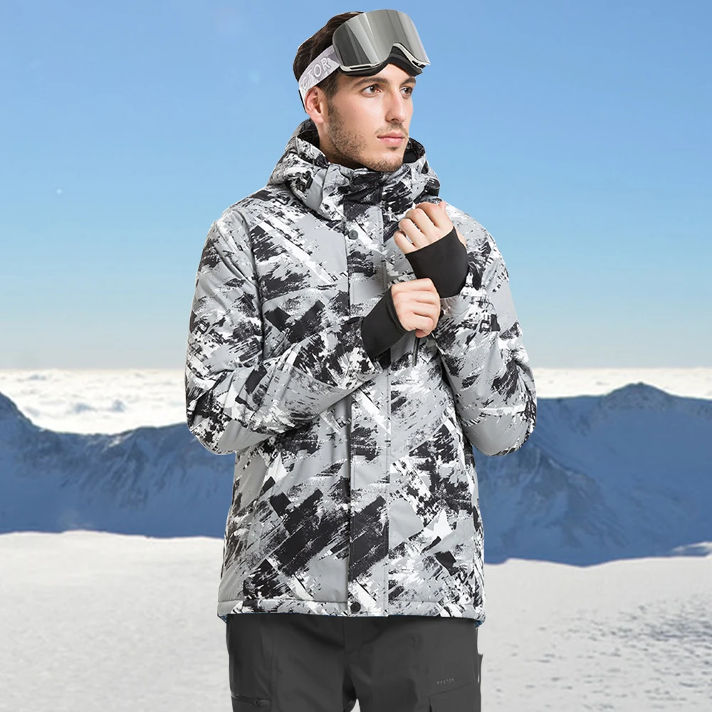 VECTOR Brand Winter Ski Jackets Men Outdoor Thermal Waterproof Snowboard Climbing Snow Skiing Clothes HXF70002|clothes brooch|clothes matchclothes