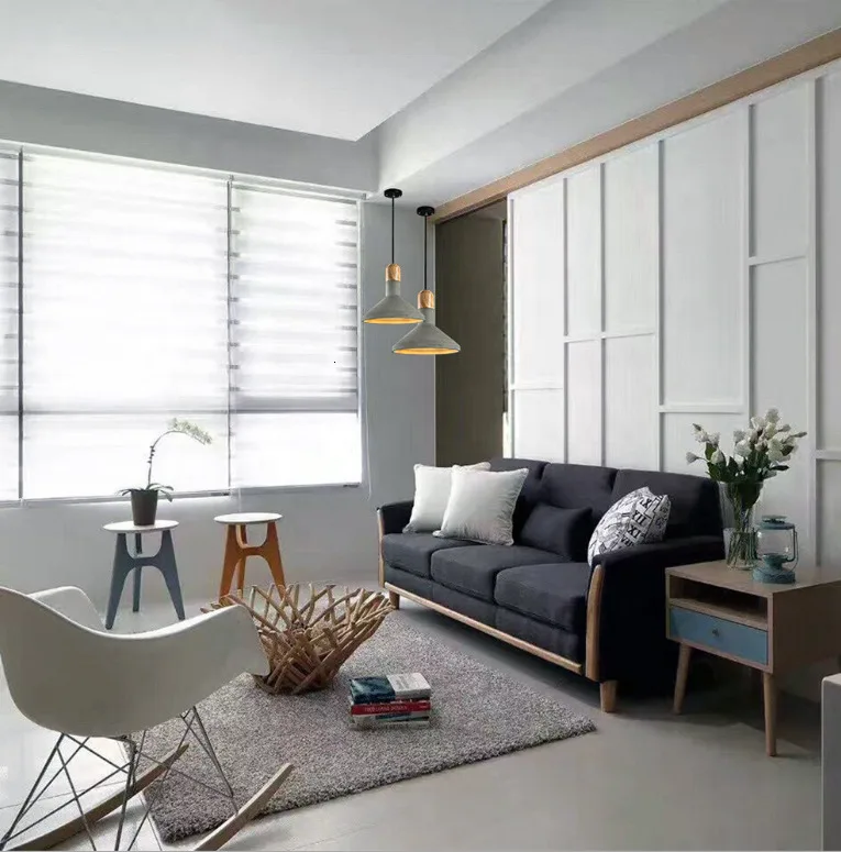 Подвесной светильник в скандинавском стиле Современная железная лампа виде