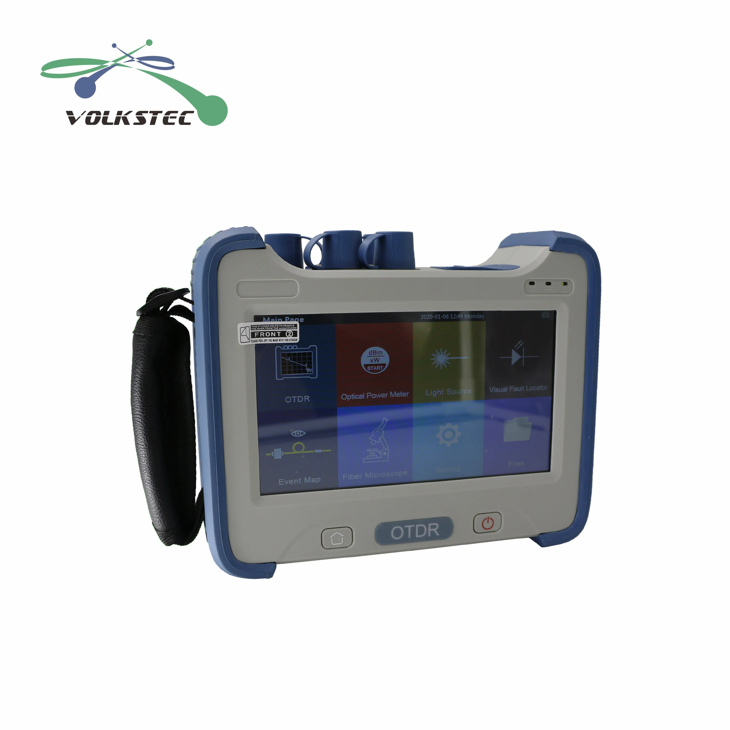 2020 New OTDR Optic Power Meter Light Source Visual Fault Locator Fiber Microscope English Spanish Portuguese