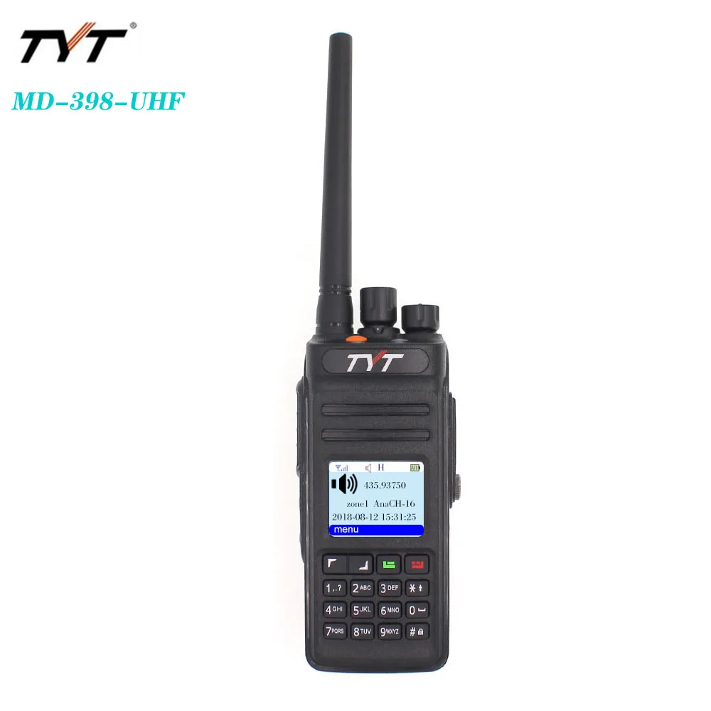 TYT md398 dmr digital walkie talkie IP67 two way radio 10w ham transceiver MD-398 IP-67 Waterproof DMR Digital Handheld Radi | Мобильные