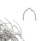 100 шт.компл. Precut 0,8 мм горячая волна плоские скобы V волна для пластикового степлера инструмент для ремонта сварочного аппарата
