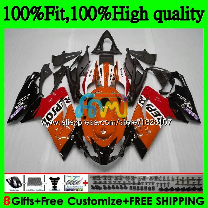 

Injection For Aprilia RS-125 Dark orange RS125 06 07 08 09 10 11 61BS.3 RS4 RSV125 RS 125 2006 2007 2008 2009 2010 2011 Fairing