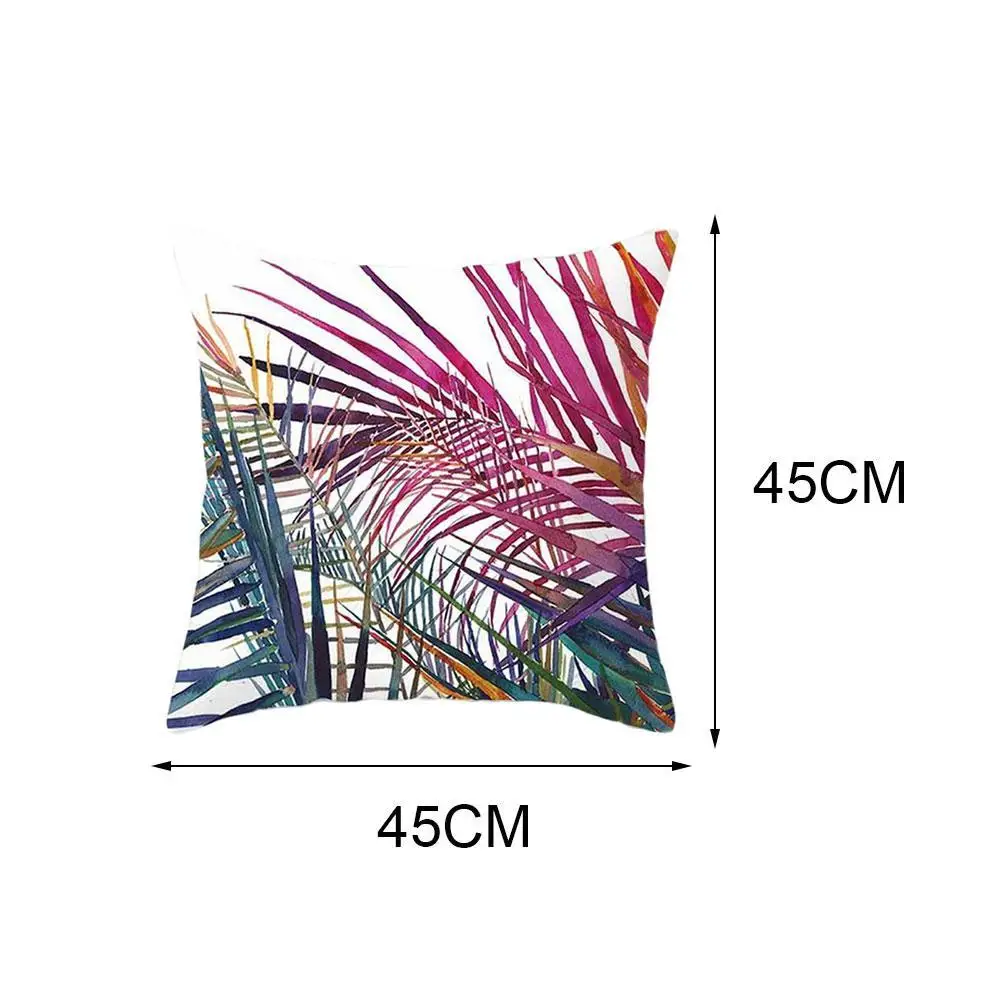 

Tropical Plant Pattern Pillow Cushion Cover Sofa Home Decoration Pillow Cover Car Seat Cushion Cover