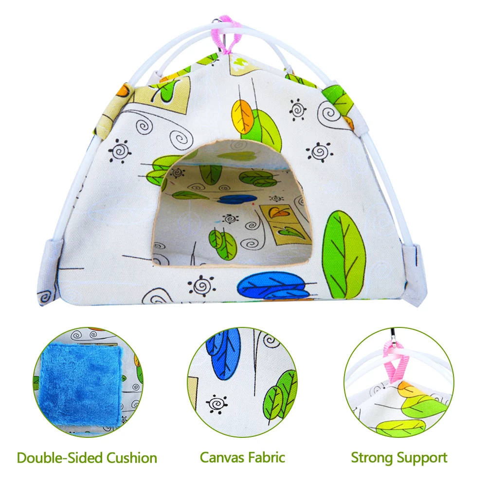 Гамак-попугай для домика подвесная фотокомната зимняя теплая птица хомяк гнездо