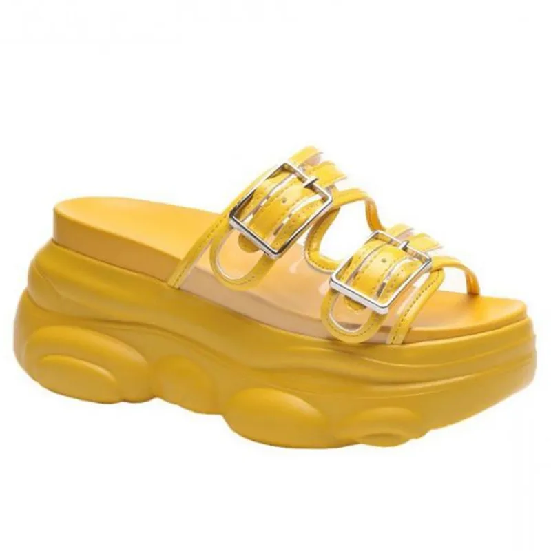 Сандалии женские на танкетке с открытым носком пляжные дышащие босоножки