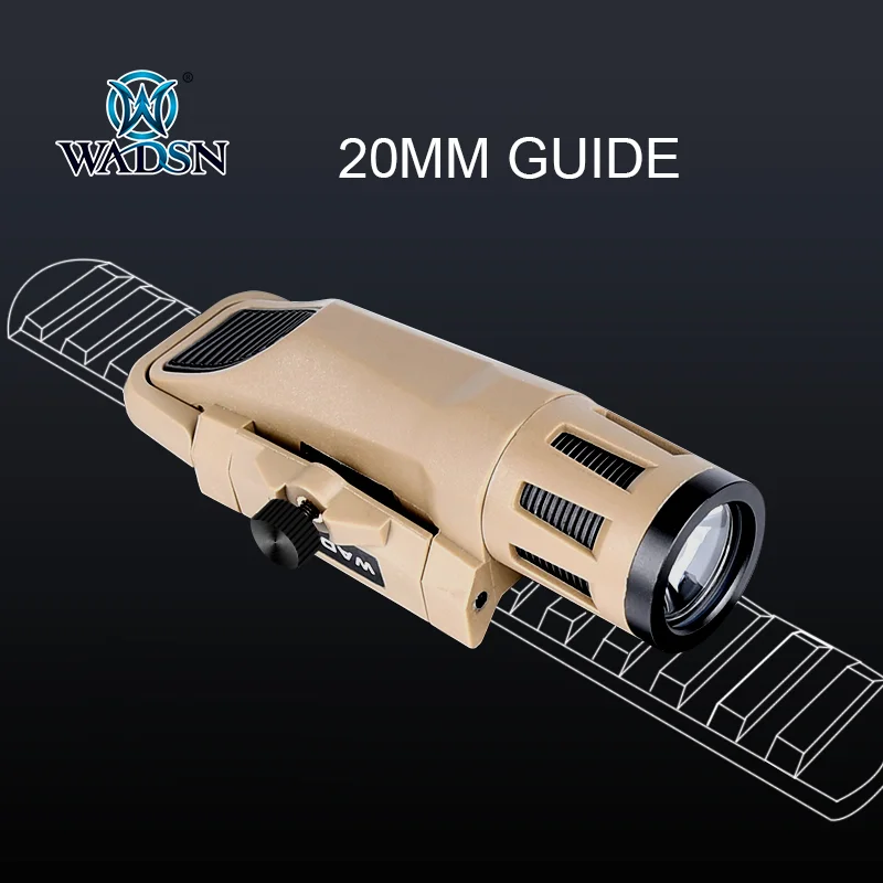 WADSN WML Masterfire Weaponlight LLM01 APL M3X  Tactical Airsoft weapon pistol flashlight  hunting weapons accessories Rifle LED