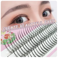 three rows of a type single cluster a type self married eyelashes natural curling eyelashes net celebrity fairy grafting eyelash