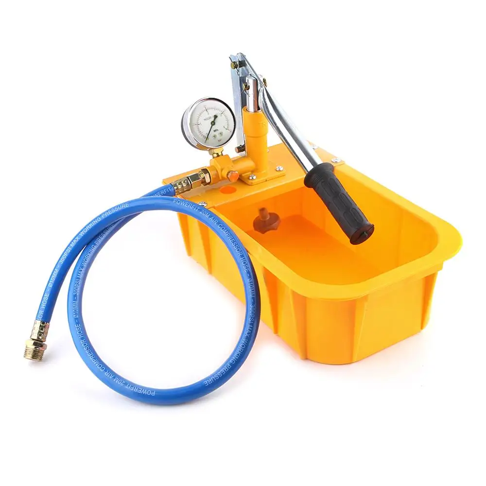 Тестер давления воды насос 2.5MPa трубопровода тестер 25 кг ручной гидравлический