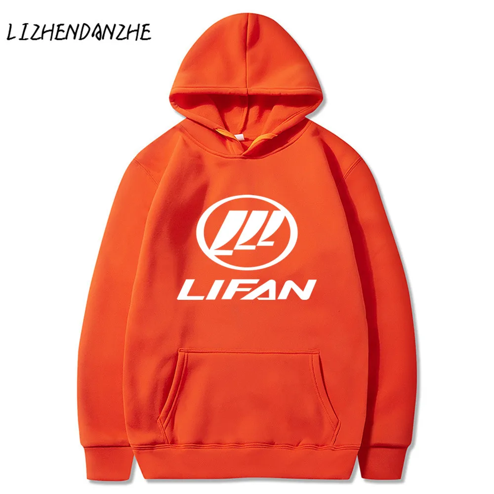 Брендовые мужские толстовки LI FAN повседневные с капюшоном для авто на весну и