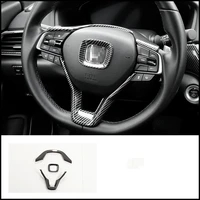 for honda 18 21 accord carbon fiber texture car interior decoration frame control panel gear cover patch modified