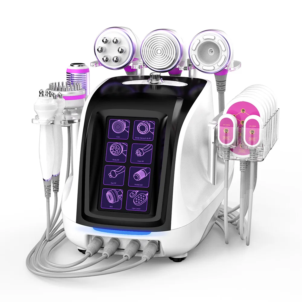 

New Aristorm 9 in 1 Cavitation Machine 40k Vacuum Slimming Body Weight Loss Cold Hammer PDT Led Face Skin Care Beauty Equipment