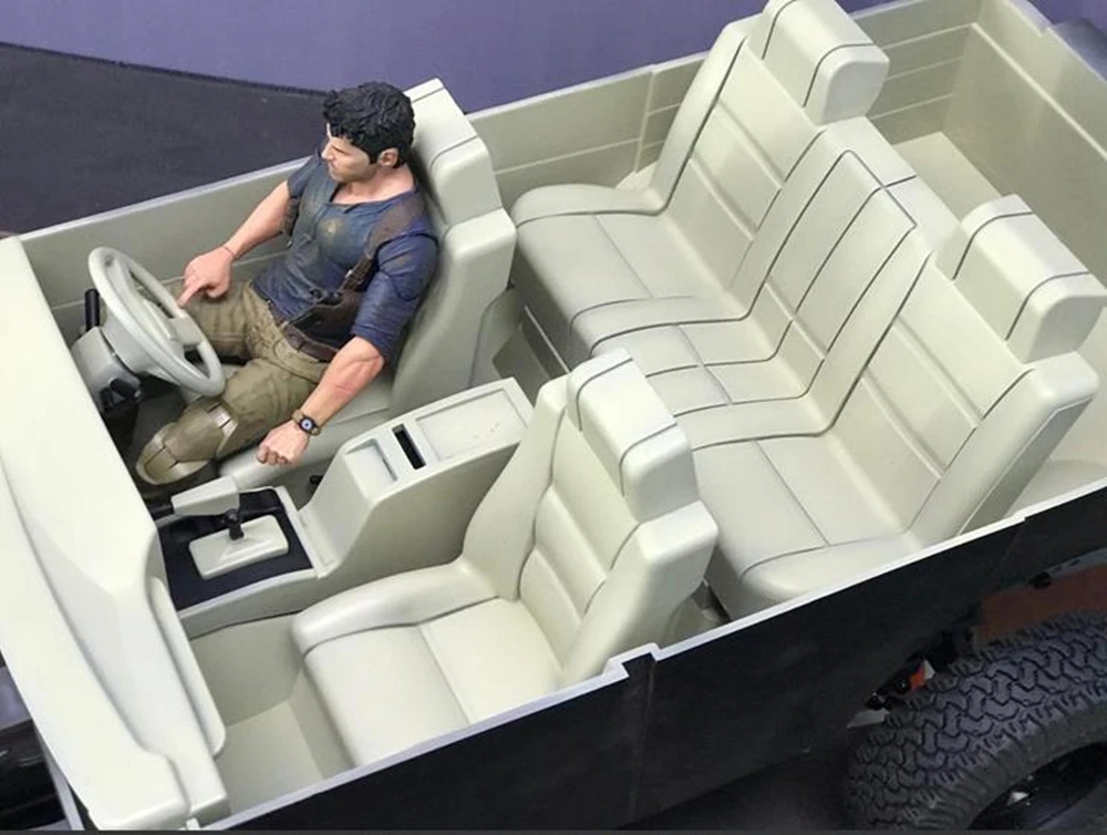 1:10 Rc автомобиль Land Cruiser LC80 Pajero корпус автомобиля кабина интерьер с связкой