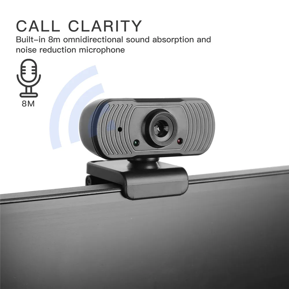 KEBIDU HD 1080P веб камера USB с микрофоном мини компьютер Камера для ноутбуков