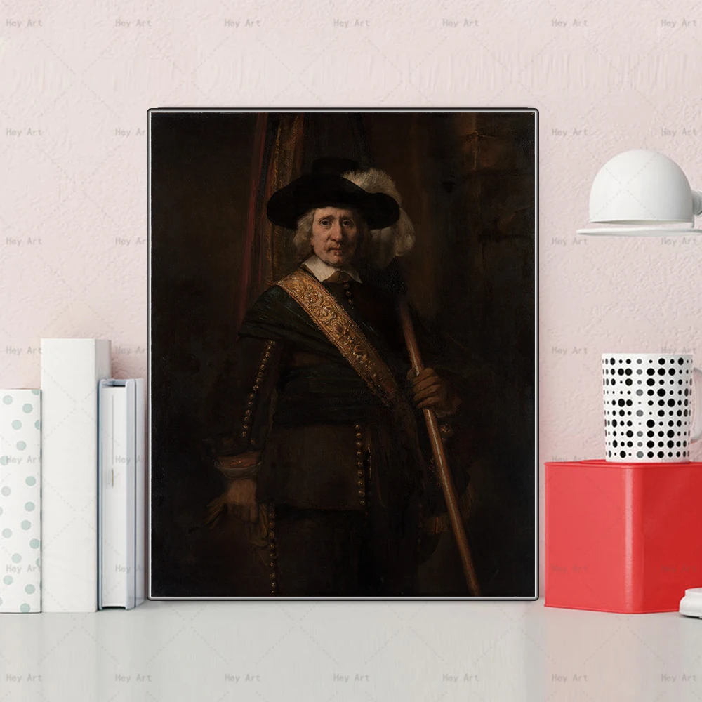 Citon Canvas Rembrandt Portrait портрет Floris Soop 》 картина маслом Художественный постер Картина