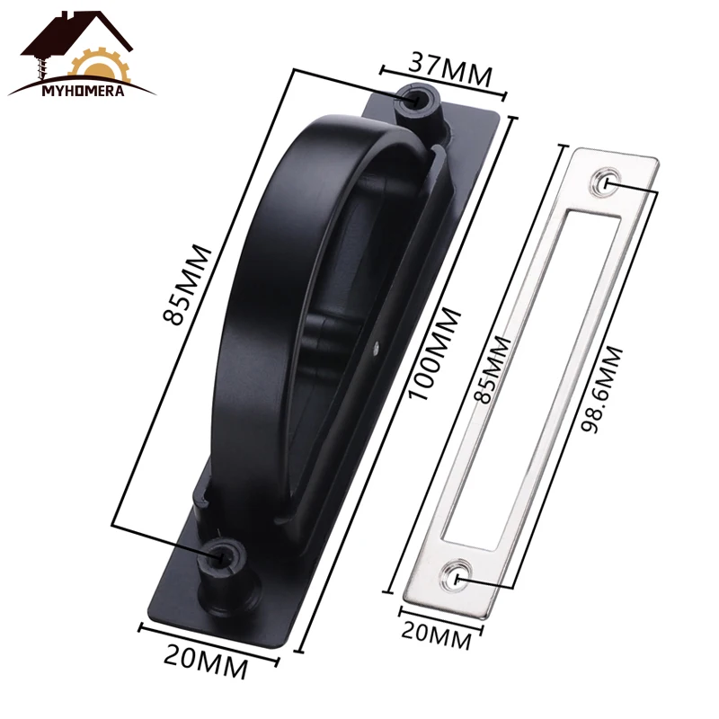 Black Handle Myhomera татами скрытые ручки 180 Вращающийся цинковый сплав утопленный скрытый Потяните покрытие напольный шкаф дверь Скрытая Мебельная ручка - Цвет: Black Handle