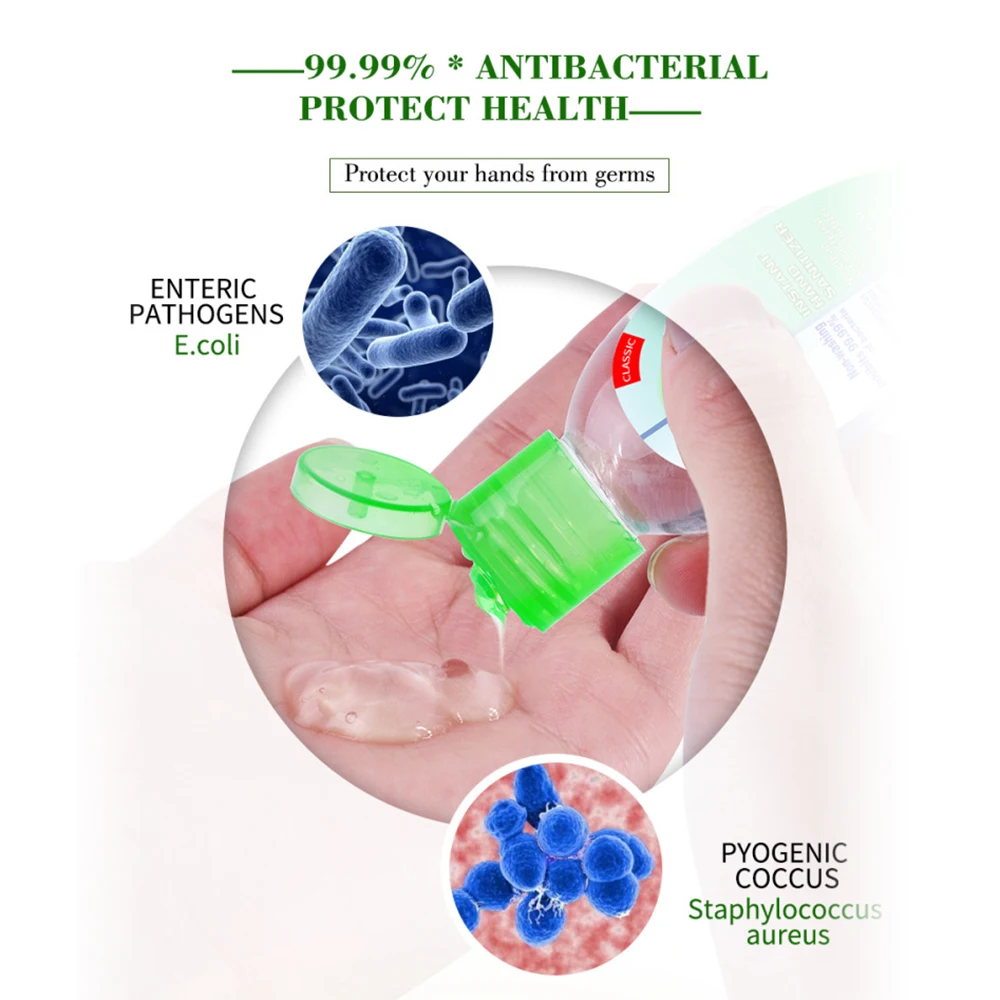 Портативный Антибактериальный дезинфицирующее средство для рук одноразовый