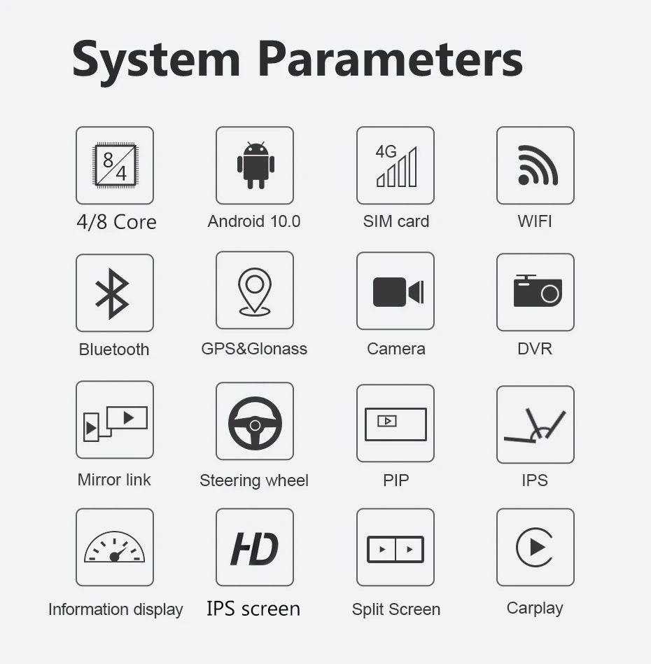 12 3 &quot8 ядро Процессор 8G Оперативная память Android 10 автомобиля GPS радио мультимедиа