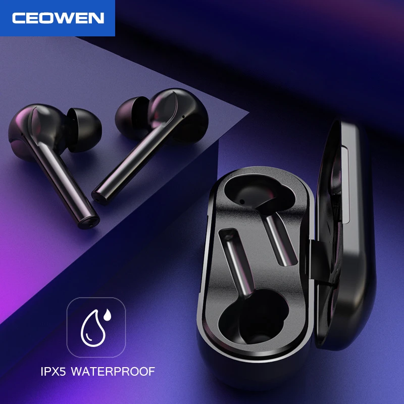 POLVCDG S09 беспроводные Bluetooth наушники 2019 Новые Черные Водонепроницаемые Hi-Fi стерео