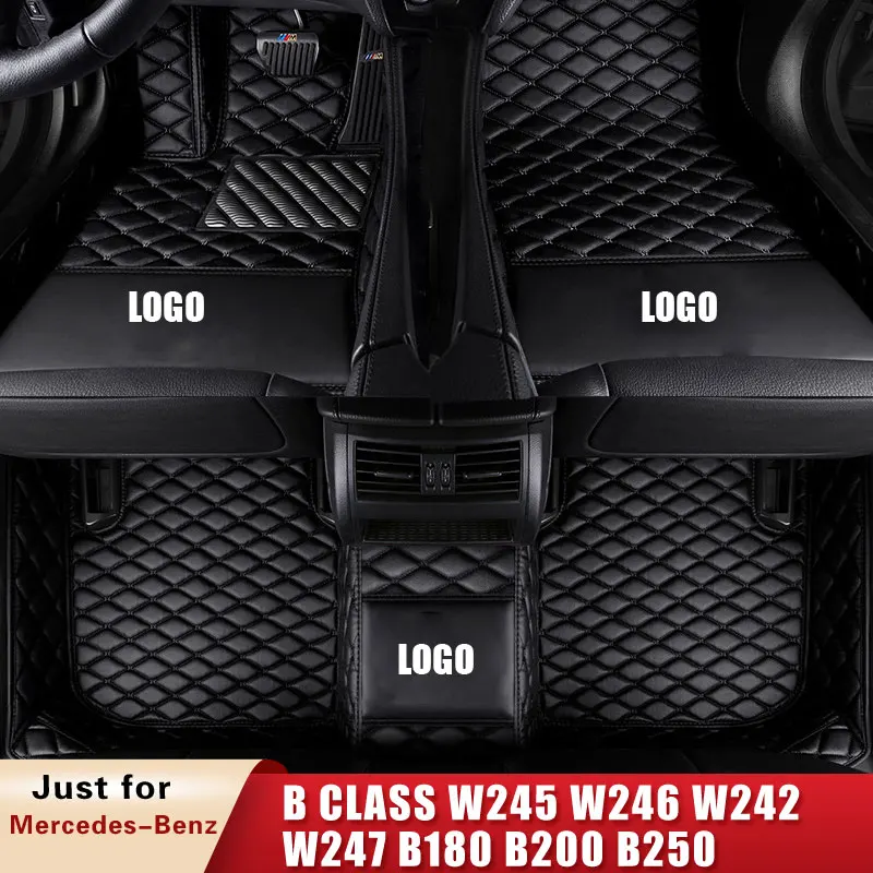 Напольные коврики для Mercedes Benz B Class klase Clase W245 w246 w242 w247 B180 B200 B250 Sport Turbo