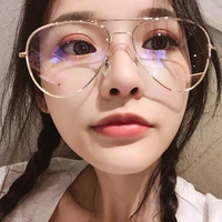 korean version of large frame flat glasses women glasses frame optical glasses frame eyewear clear men glases