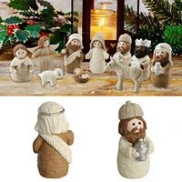 christmas nativity jesus figures nativity scene birth jesus 10pcs christmas cribs figures christianity gift for home office