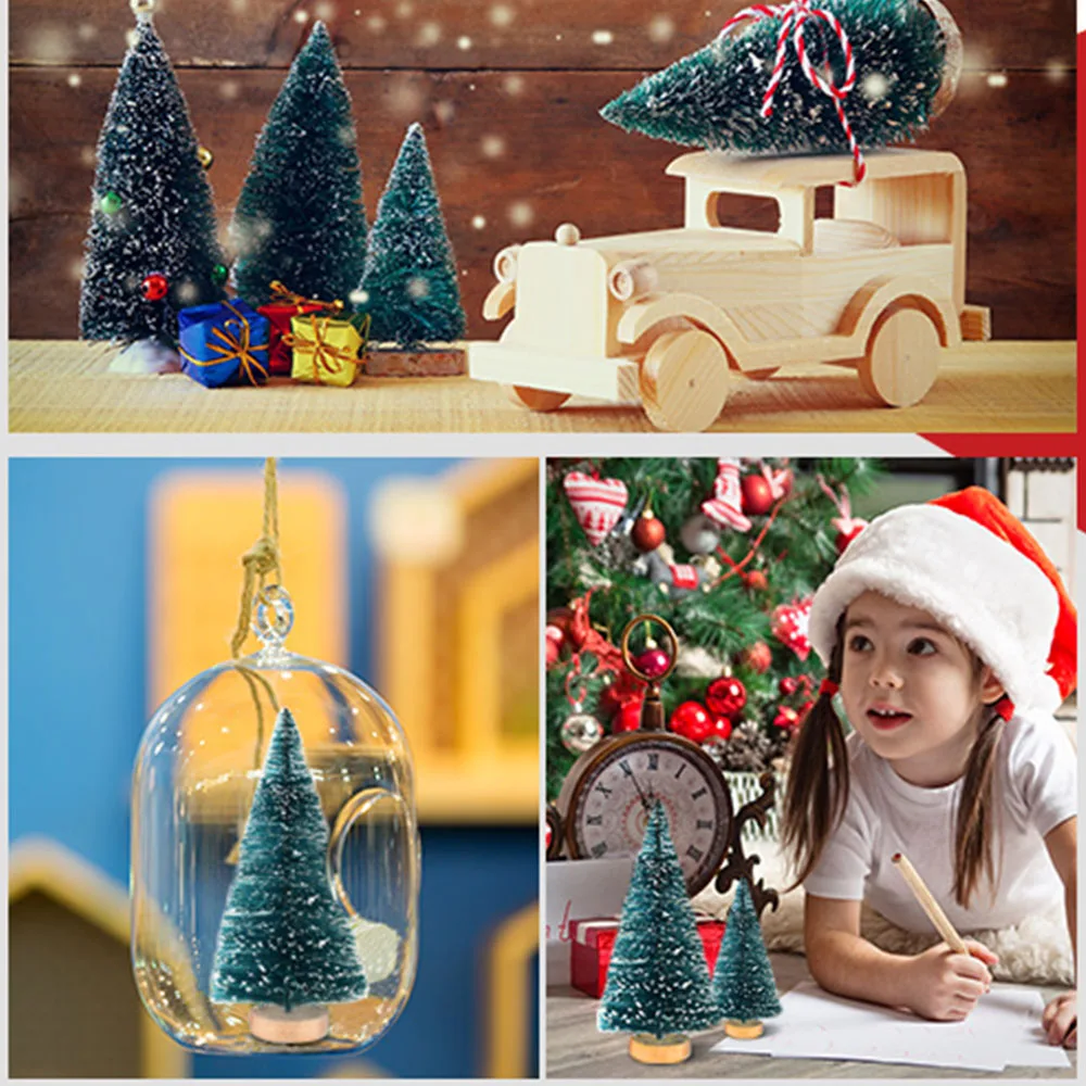 10 шт. мини елка для украшения дома 6 5 см | Дом и сад