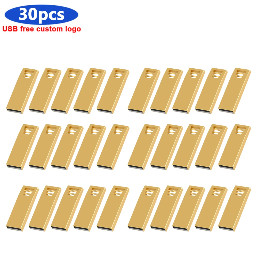 

30pcs/lot Free Customize Logo USB Flash Drive 2.0 Pendrive 4GB 8GB 16GB 32GB USB Memory Stick for Photography Gifts wedding gift