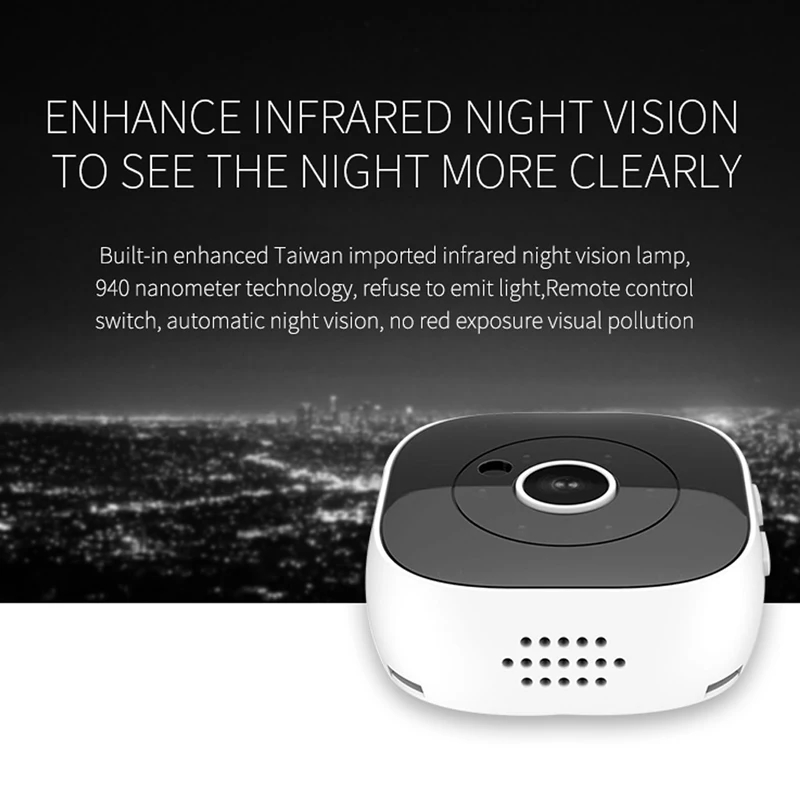 Спортивная мини камера смарт 1080 p ip Full HD инфракрасная WiFi для обнаружения