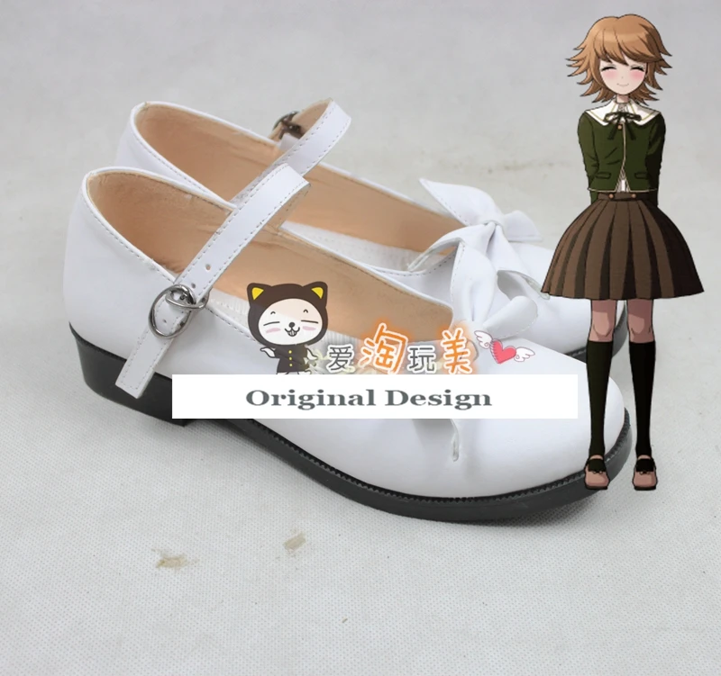 Dangan Ronpa DanganRonpa Kiyotaka Ishimaru iuki Mioda Monaca Towa персонажи Аниме Костюм для косплея обувь сапоги - Цвет: Золотой