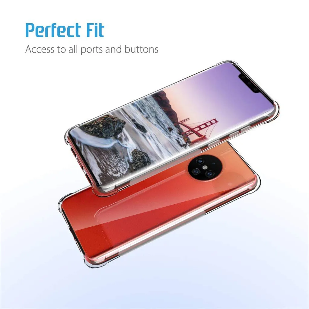 Чехол для Huawei Mate 30 чехол амортизирующий из ТПУ с четырьмя углами телефона pro 924 #2