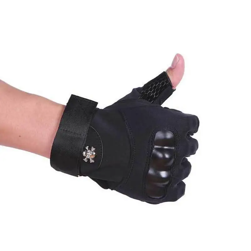 

Half-Finger Laser Gloves With Green Lights LED Luminous Gloves With Hard Knuckles For Show Stage Performance Bar Dancing Club DJ