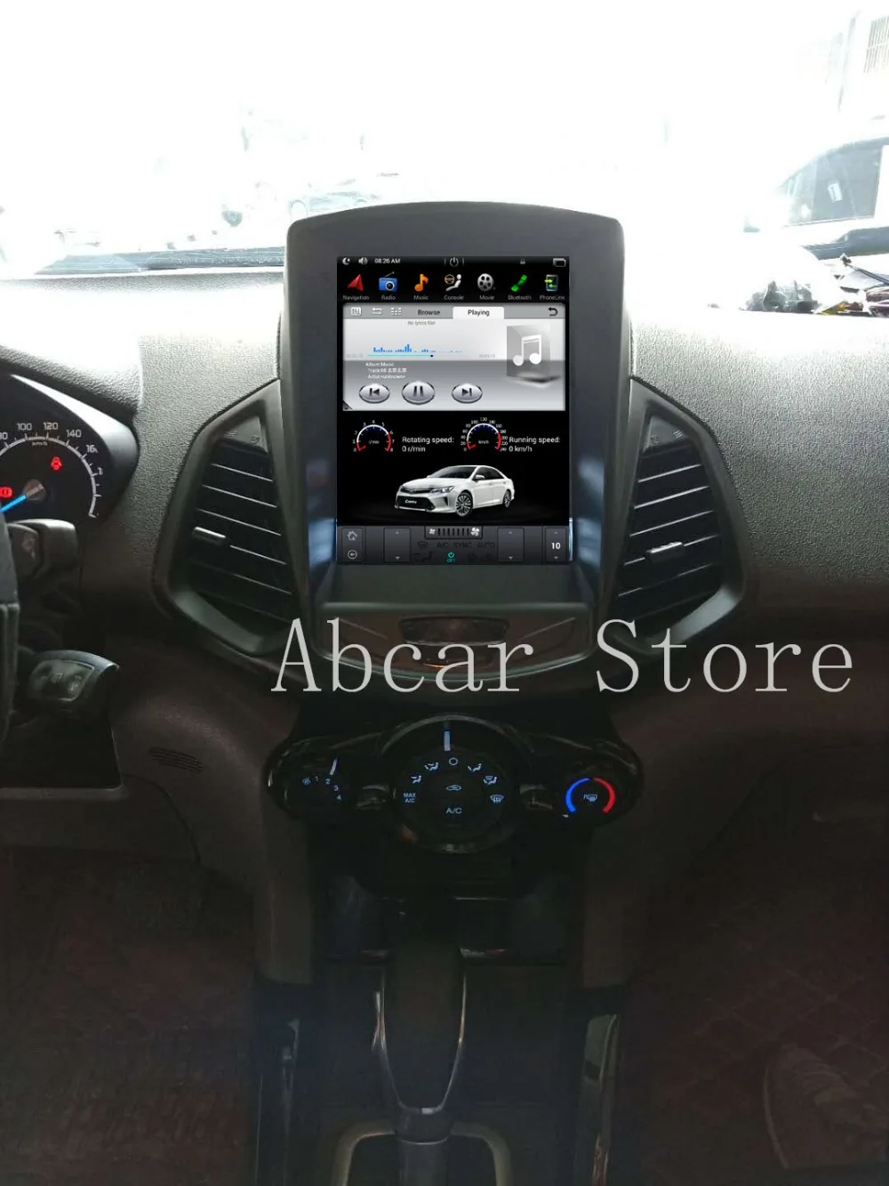 10 4 ''Tesla style Android 9 0 автомобильный dvd плеер GPS навигация для FORD EcoSport 2013 2018 стерео PX6