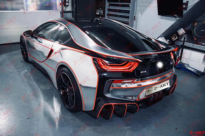 Z ART углеродное волокно заднего крыла для BMW I8 задний спойлер 2014 2019 на