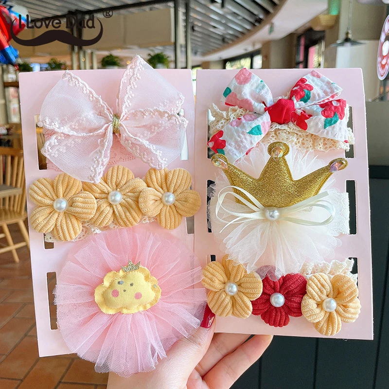 

3Pcs/Set Baby Girl Headband Sweet Bow Flower Kids Headband Turban Princess Sweet Newborn Infant Headwear Baby Hair Accessories