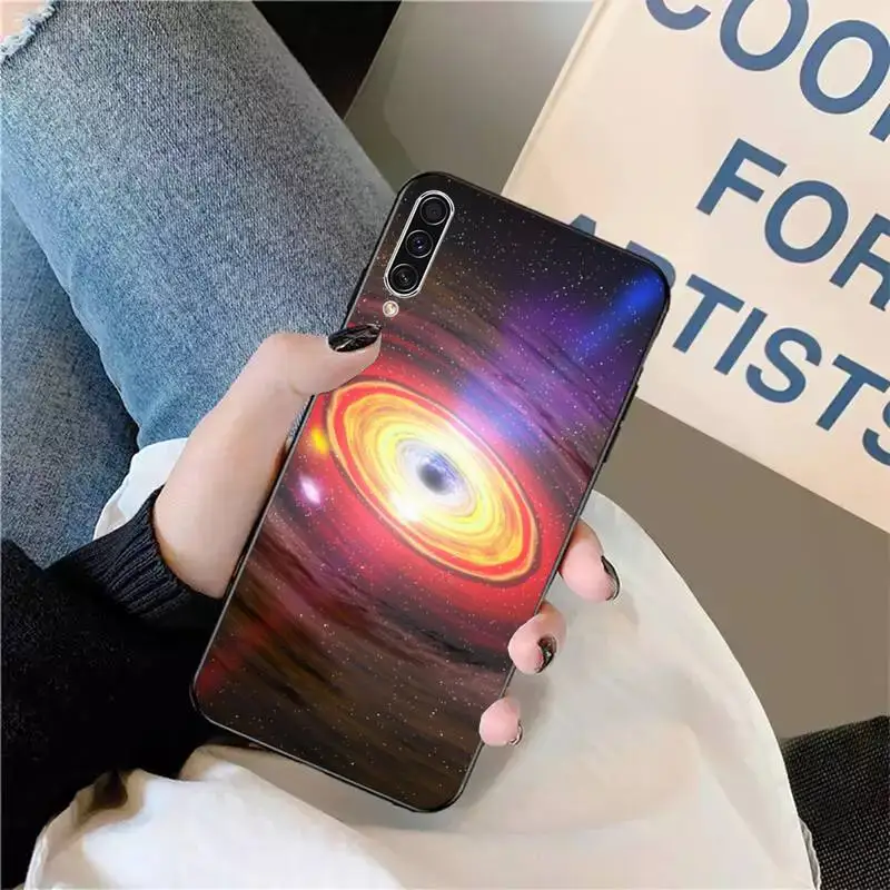 

Space black hole Cosmic sky Phone Case For Samsung galaxy A S note 10 7 8 9 20 30 31 40 50 51 70 71 21 s ultra plus