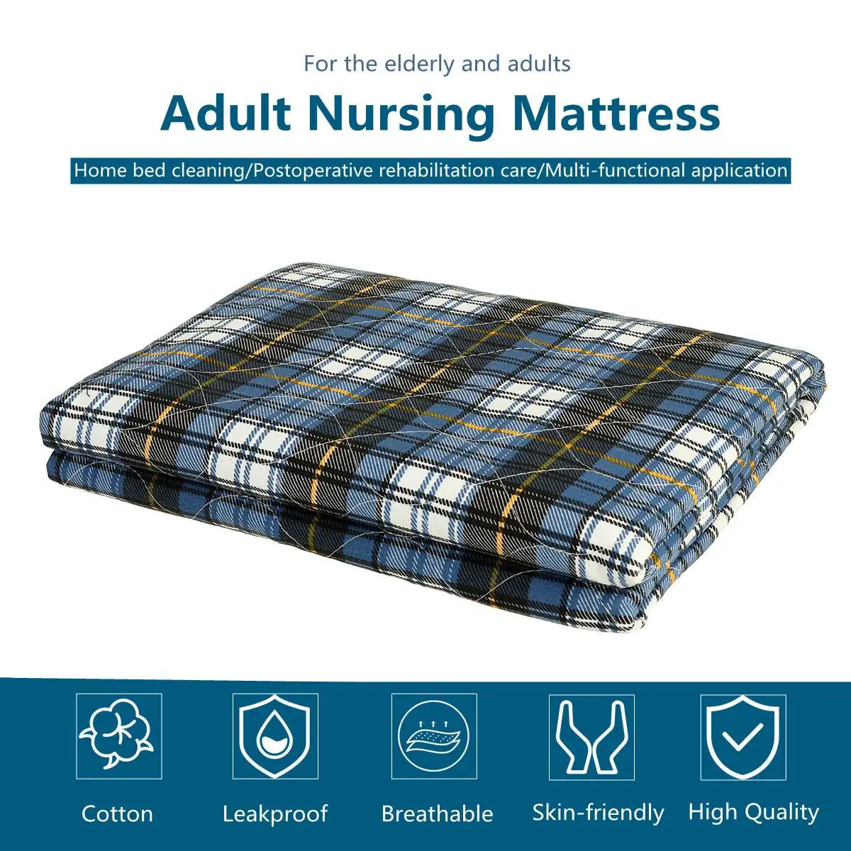 

Детский подгузник, 3 слоя, многоразовый подгузник для мочи для взрослых, подгузники, подгузник для кровати для пациентов, недержание мочи, пр...