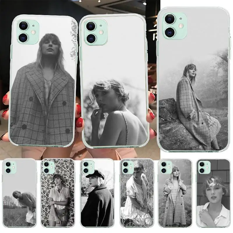 

Folklore Taylor Alison Swift Phone Case for iphone 12 13 Mini SE 2020 6 6S Plus 7 8 Plus X XR XS 11 Pro Max Fundas Coque cover