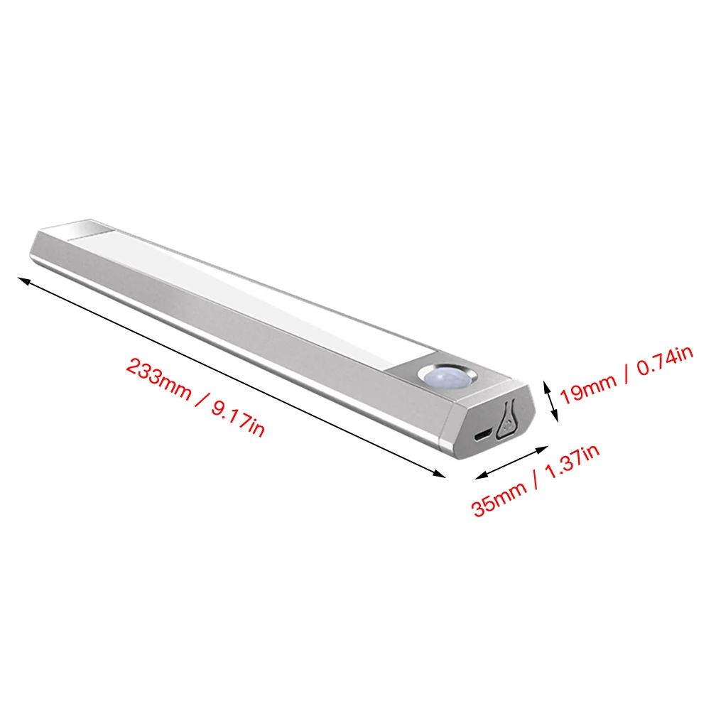 4014 Lamp Bead Under Cabinet Night Light USB Rechargeable Motion Sensor Closet Kitchen Bedroom Lighting Wall | Лампы и освещение