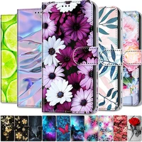 Leather Magnetic Case For Huawei Y6p 2020 Y6s Prime 2019 Pro 2018 2017 Phone Cover Flip Wallet Painted Funda Etui