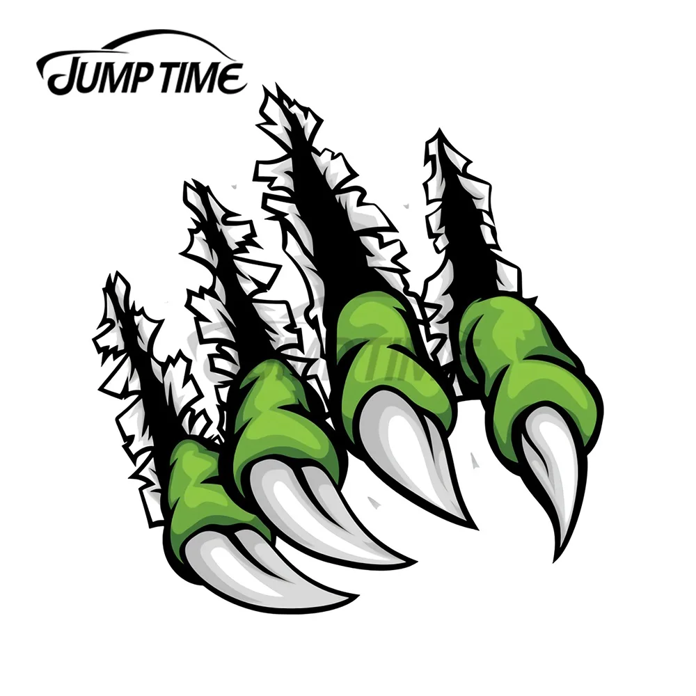 

JumpTime 13x7,7 см Хэллоуин коготь царапин Марк автомобиль грузовик переводная Наклейка для окна ноутбук для стенок бампера шлем автомобильные на...