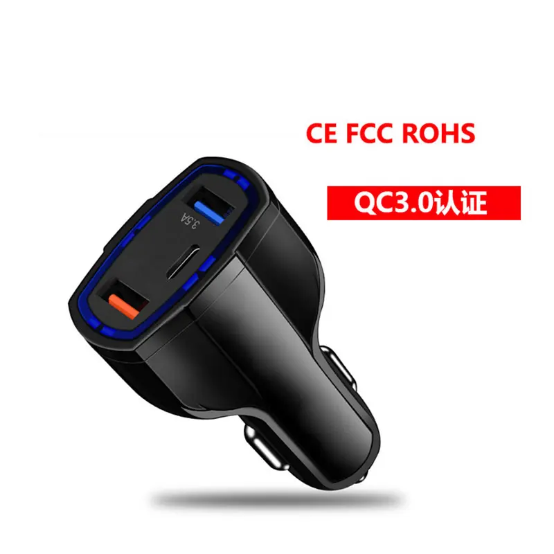 Suntaiho QC 3,0 двойное USB Автомобильное зарядное устройство Быстрая зарядка мобильного телефона быстрое автомобильное зарядное устройство для iPhone samsung S10+ планшет мини Usb зарядное устройство
