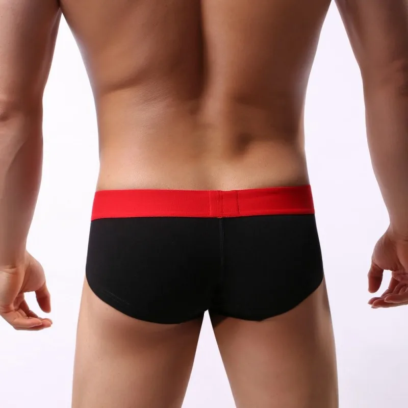 Новые сексуальные мужские трусы боксеры шорты модные с низкой талией трусики